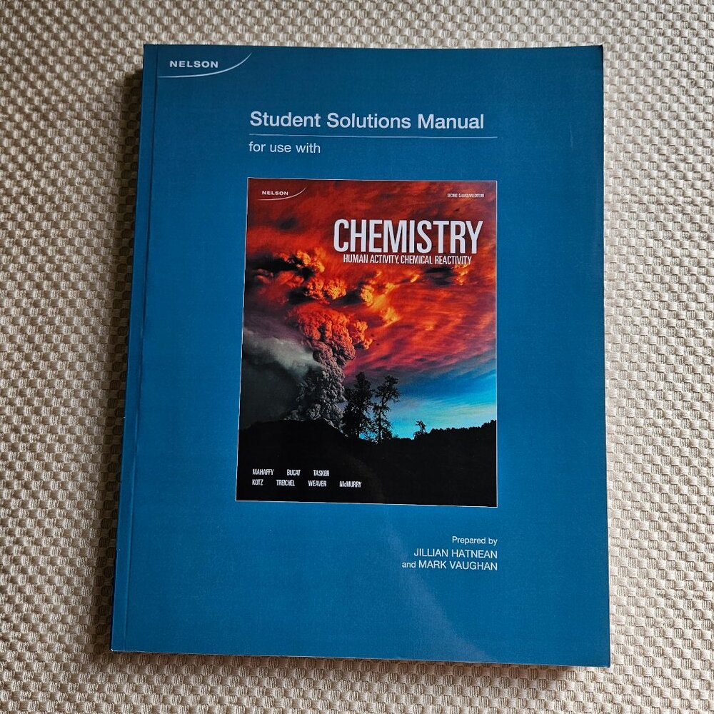 Student Solutions Manual‎ for Mahaffy's Chemistry - Nelson - Paperback